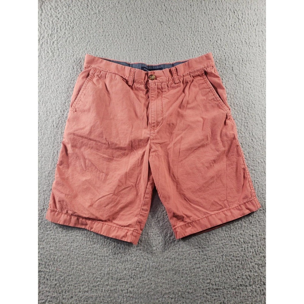 Tommy Hilfiger Shorts Men's Size 32 10" Inseam Red Orange Color Cotton Stretch